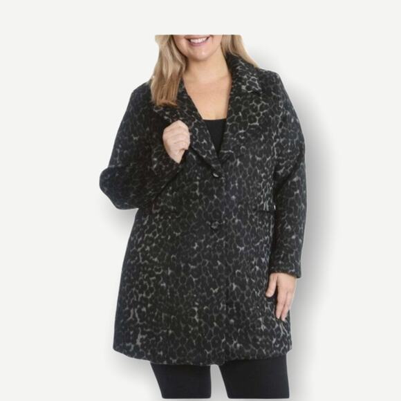 Steve Madden Leopard Print Coat XL - Picture 1 of 9